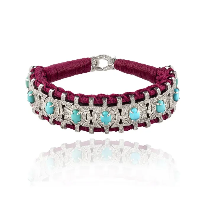 Van Den Abeele Sao Paulo Vine and Turquoises bracelet Bracelets