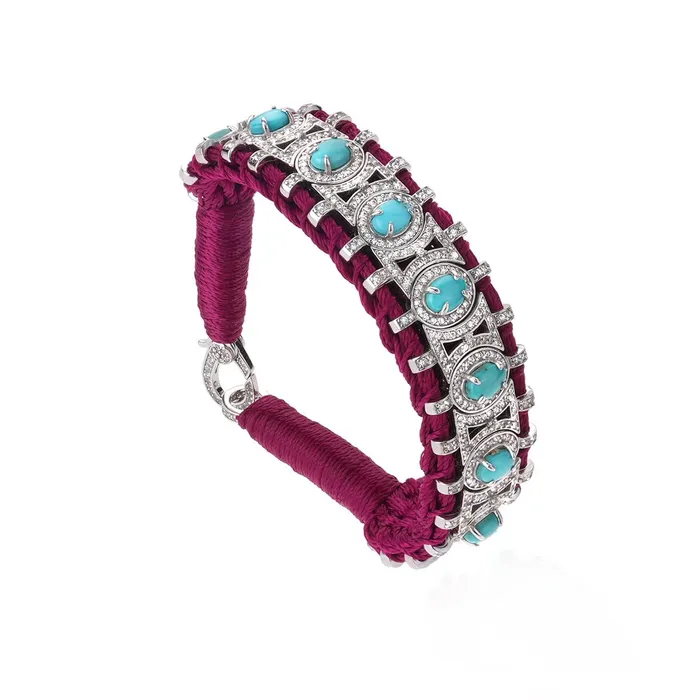 Van Den Abeele Sao Paulo Vine and Turquoises bracelet Bracelets Van Den Abeele Sao Paulo Vine and Turquoises bracelet Bracelets