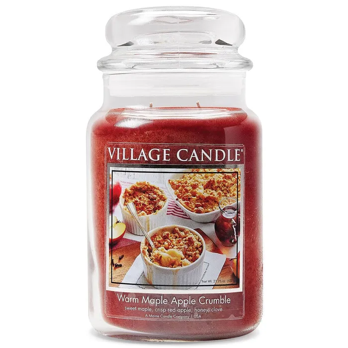 Warm Maple Apple Crumble LG Village Candle David Youngson Earrings