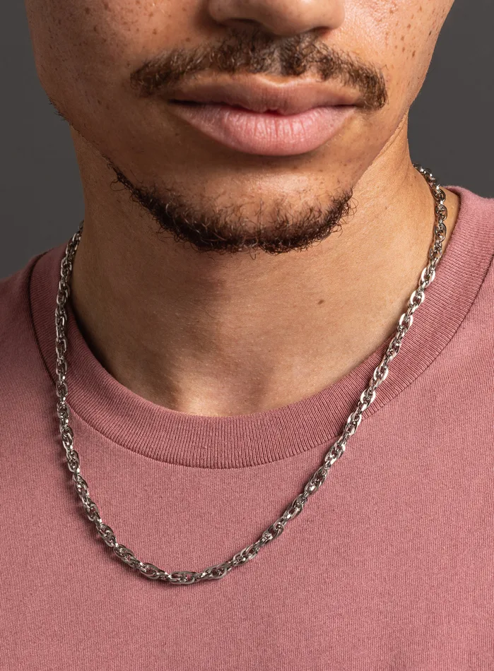 Waterproof Stainless Steel 5mm Thick Rope Chain WE ARE ALL SMITH Necklaces