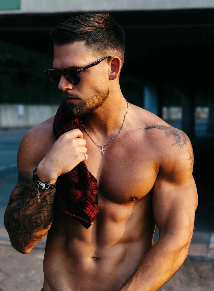 WE ARE ALL SMITH Mens Jewelry Clothing Necklaces Cuban Chain Stainless Steel Cross Necklace