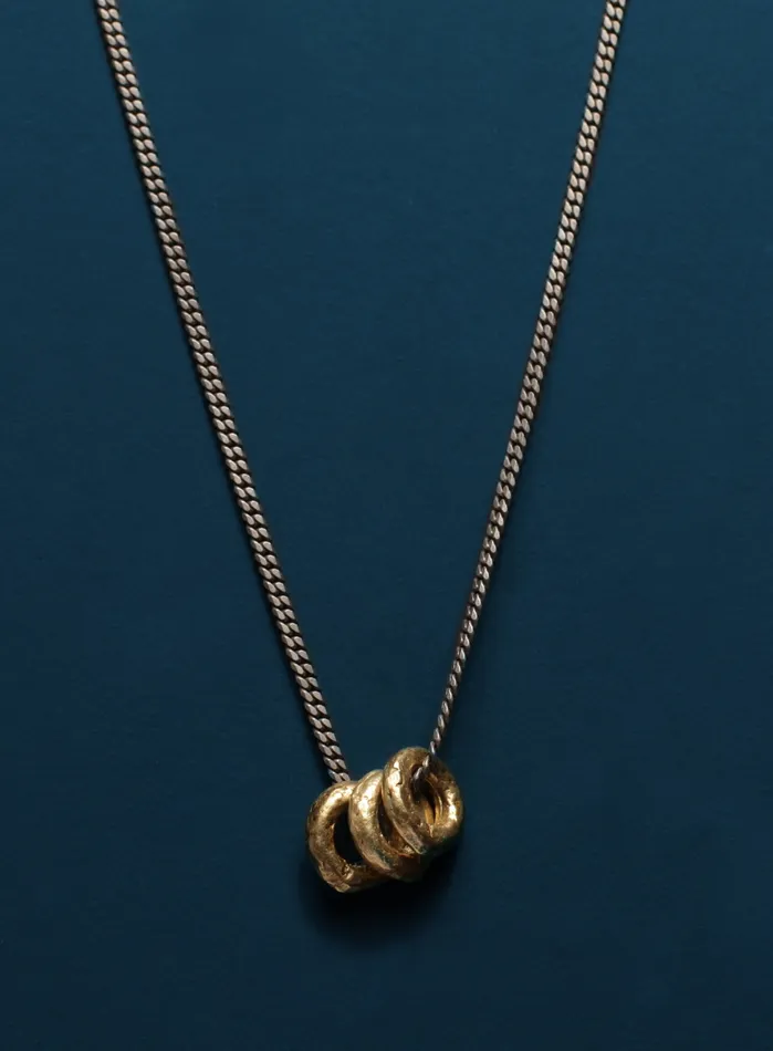 WE ARE ALL SMITH Mens Jewelry Clothing Sterling Silver and Brass Rings Necklace for Men Necklaces