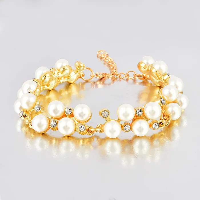 Yellow Chimes Adorable Pearl Bracelet For Women And Girls Yellow Chimes Necklaces