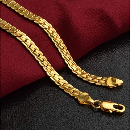 Yellow Chimes Anti Tarnish 2 yrs Color Warranty 316L Stainless Steel Gold Bracelet for Men Yellow Chimes Earrings