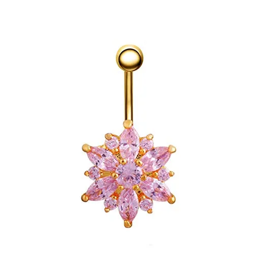 Yellow Chimes Bracelets Yellow Chimes Belly Button Ring for Women Body Piercing Jewelry Stainless Steel Navel Piercing Jewelry Floral Pink Crystal Belly Button for Women and Girls Yellow Chimes Bracelets Yellow Chimes Belly Button Ring for Women Body Piercing Jewelry Stainless Steel Navel Piercing Jewelry Floral Pink Crystal Belly Button for Women and Girls