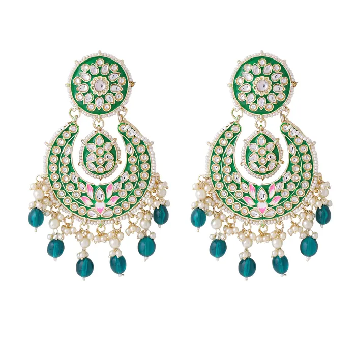 Yellow Chimes Bracelets Yellow Chimes Earrings for Women and Girls Traditional Meenakari Chandbali Gold Toned Green Meenakari Chandbali Earrings Birthday Gift for girls and women Anniversary Gift for Wife Yellow Chimes Bracelets Yellow Chimes Earrings for Women and Girls Traditional Meenakari Chandbali Gold Toned Green Meenakari Chandbali Earrings Birthday Gift for girls and women Anniversary Gift for Wife