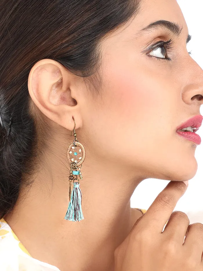 Yellow Chimes Combo Earrings for Women Fashion Collection Geometric Shape Set of 6 Pairs Stud Danglers Earrings Set for Women and Girls Yellow Chimes Earrings