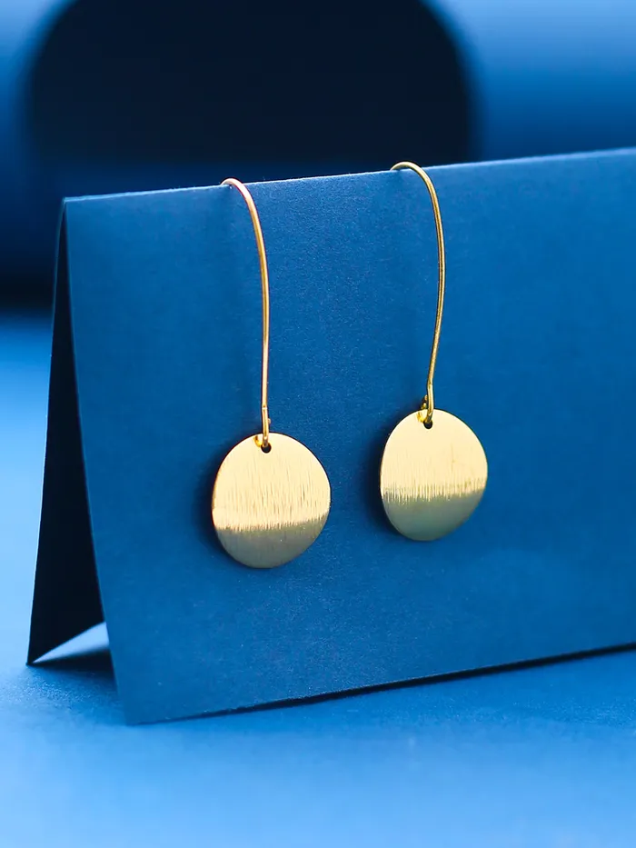 Yellow Chimes Drop Earrings for Women Fashion Golden Long Earrings for Girls Long Chain Gold Plated Earrings Western Style Women Earrings Birthday Gift for Girls Anniversary Gift for Wife Yellow Chimes Necklaces