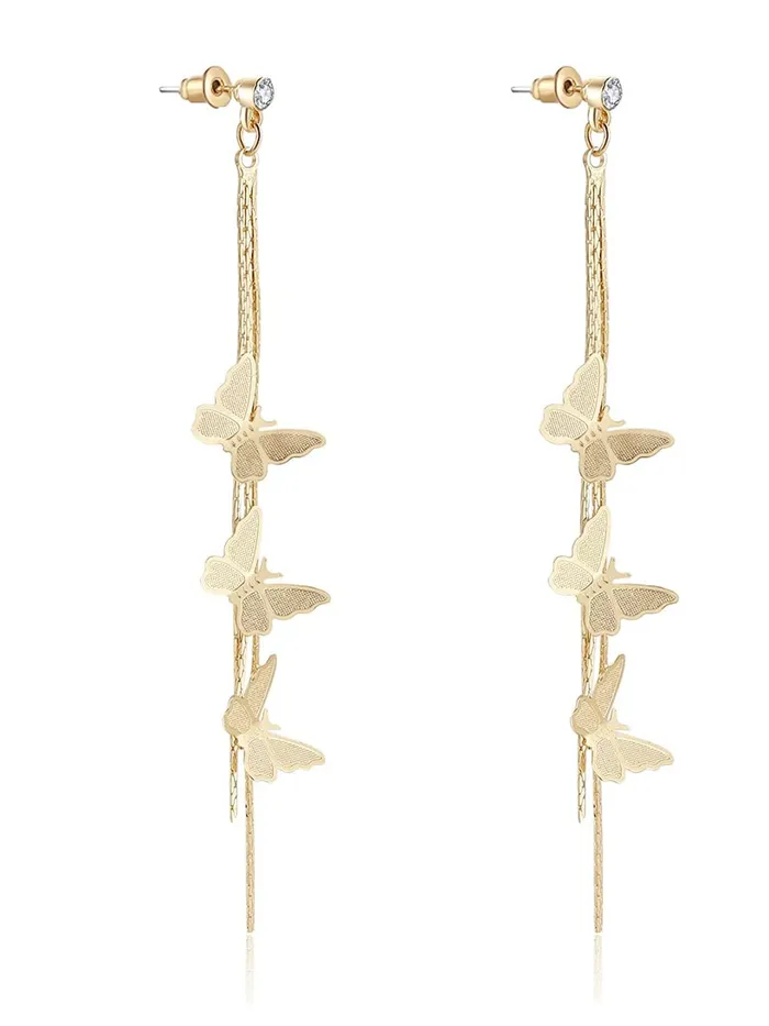 Yellow Chimes Earrings for Women and Girls Crystal Dangler Gold Toned Butterfly Drop Designed Long Danglers Earrings Birthday Gift for girls and women Anniversary Gift for Wife Yellow Chimes Necklaces Yellow Chimes Earrings for Women and Girls Crystal Dangler Gold Toned Butterfly Drop Designed Long Danglers Earrings Birthday Gift for girls and women Anniversary Gift for Wife Yellow Chimes Necklaces