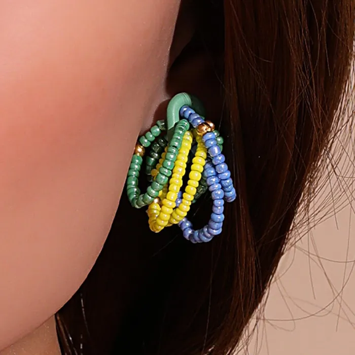 Yellow Chimes Earrings for Women and Girls Drop Earrings for WomenMulticolour Drop Earrings for GirlsBirthday Gifts for Women Anniversary Gift For Wife Yellow Chimes Earrings