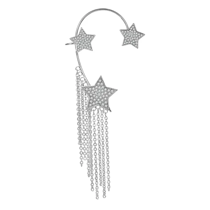 Yellow Chimes Earrings for Women and Girls Fashion Silver Ear Cuff Silver Tone Ear Cuff Cartilage Star Tassel Dangle Earrings Birthday Gift for Girls and Women Anniversary Gift for Wife Yellow Chimes Earrings Yellow Chimes Earrings for Women and Girls Fashion Silver Ear Cuff Silver Tone Ear Cuff Cartilage Star Tassel Dangle Earrings Birthday Gift for Girls and Women Anniversary Gift for Wife Yellow Chimes Earrings
