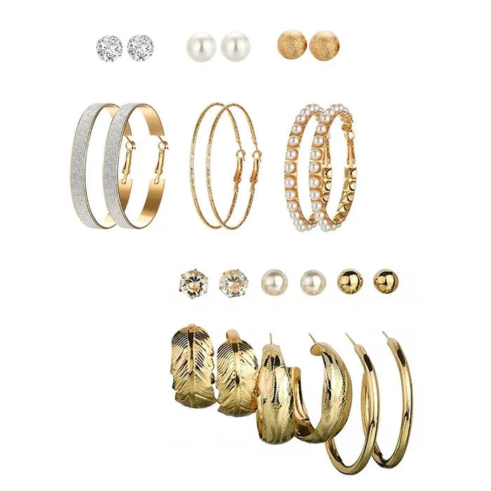 Yellow Chimes Earrings for Women and Girls Fashion White Pearl Hoops Set Gold Plated Combo of 12 Pairs Stud Hoop Earring Set Birthday Gift for girls and women Anniversary Gift for Wife Yellow Chimes Rings Yellow Chimes Earrings for Women and Girls Fashion White Pearl Hoops Set Gold Plated Combo of 12 Pairs Stud Hoop Earring Set Birthday Gift for girls and women Anniversary Gift for Wife Yellow Chimes Rings
