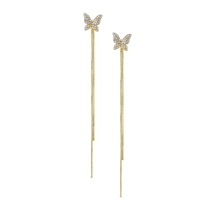 Yellow Chimes Earrings For Women Gold Tone Butterfly Shape Long Chain Twisted Tassel Earrings For Women and Girls Yellow Chimes Bracelets Yellow Chimes Earrings For Women Gold Tone Butterfly Shape Long Chain Twisted Tassel Earrings For Women and Girls Yellow Chimes Bracelets