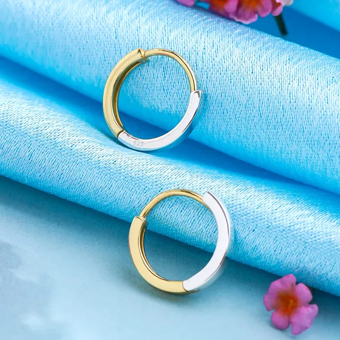 Yellow Chimes Earrings Raajsi by Yellow Chimes 925 Sterling Silver Hoop Earrings for Women Girls Birthday Gift for girls women Anniversary Gift for WifeWith Certificate of Authenticity 6 Months Warranty
