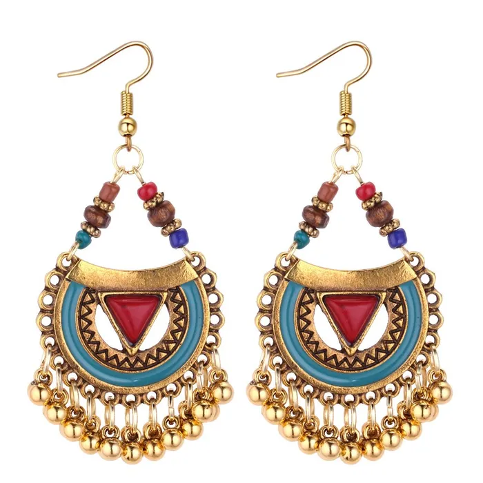 Yellow Chimes Earrings Yellow Chimes Antique Ethnic Fusion Chandbali Earrings for Women Girls Yellow Chimes Earrings Yellow Chimes Antique Ethnic Fusion Chandbali Earrings for Women Girls