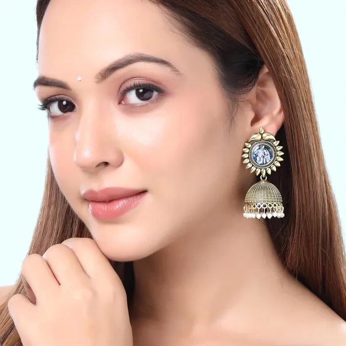 Yellow Chimes Earrings Yellow Chimes Earrings for Women and Girls Gold PLated Jhumka Gold Plated Jhumki EarringsBirthday Gift For girls and women Anniversary Gift for Wife