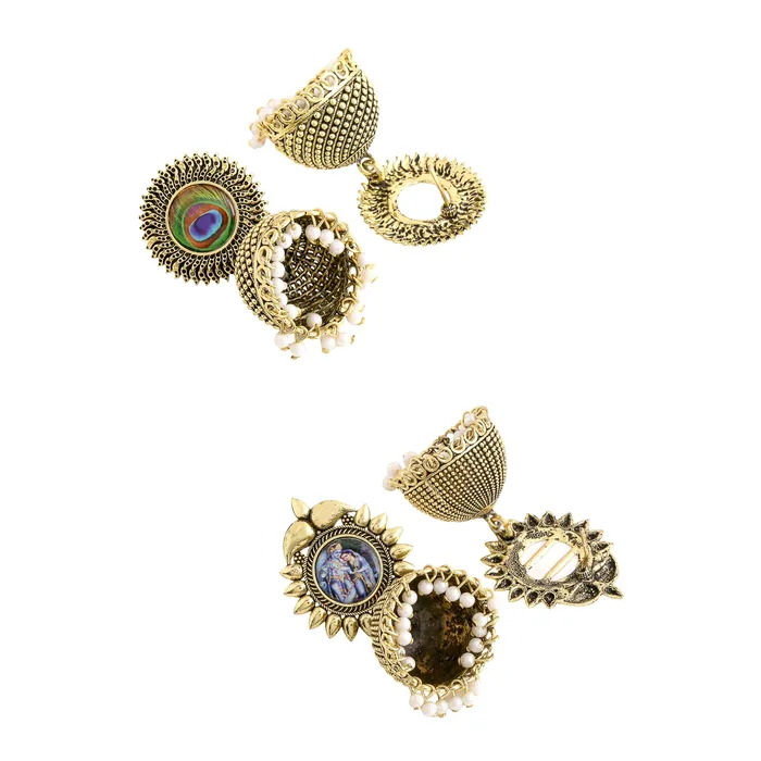Yellow Chimes Earrings Yellow Chimes Earrings for Women and Girls Gold PLated Jhumka Gold Plated Jhumki EarringsBirthday Gift For girls and women Anniversary Gift for Wife