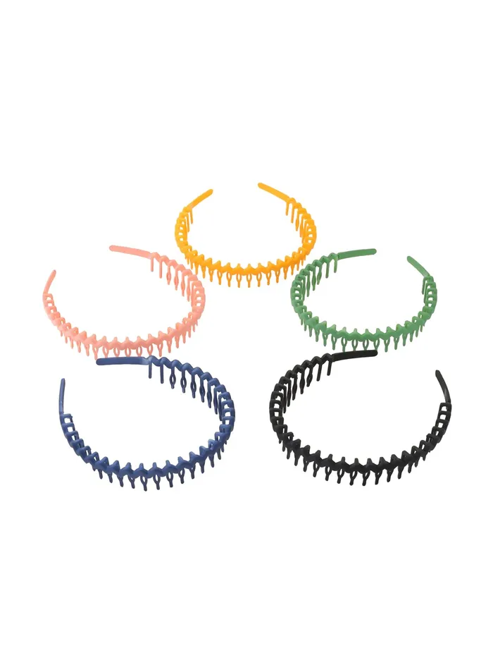 Yellow Chimes Earrings Yellow Chimes Hair Bands for Girls Women Hair Accessories for Women 5 Pcs Combo Multicolor Hairband for Women Head Band Zigzag Hairband for Women Birthday Gift for Women Girls