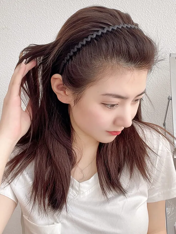 Yellow Chimes Earrings Yellow Chimes Hair Bands for Girls Women Hair Accessories for Women 5 Pcs Combo Multicolor Hairband for Women Head Band Zigzag Hairband for Women Birthday Gift for Women Girls