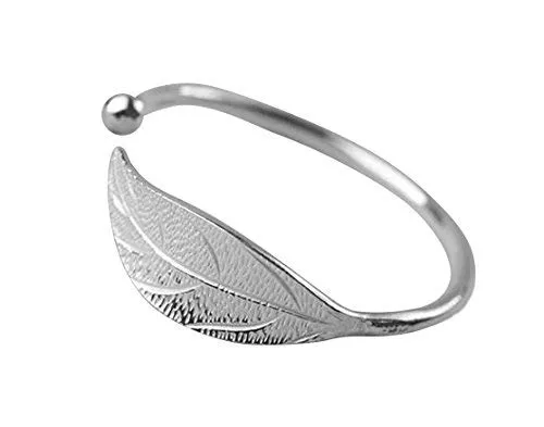 Yellow Chimes Earrings Yellow Chimes Kada Bracelet for Women Magic Open Leaf Shape Silver Plated Adjustable Wrist Band Cuff Bracelet for Women and Girls Yellow Chimes Earrings Yellow Chimes Kada Bracelet for Women Magic Open Leaf Shape Silver Plated Adjustable Wrist Band Cuff Bracelet for Women and Girls