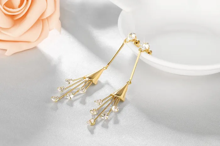 Yellow Chimes Earrings Yellow Chimes Moxie Collection Dangling Bell Designer Earrings for Women and Girls