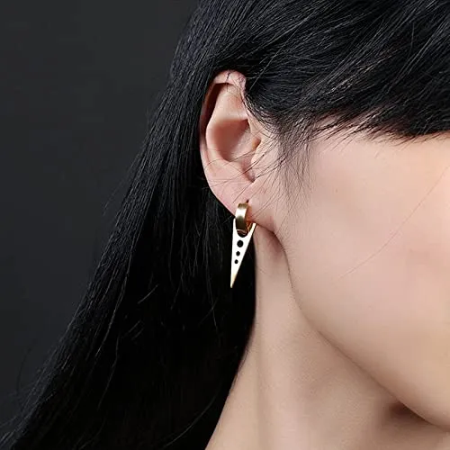 Yellow Chimes Earrings Yellow Chimes Stainless Steel Trendy Combo Hoop Earrings for Menand Boys