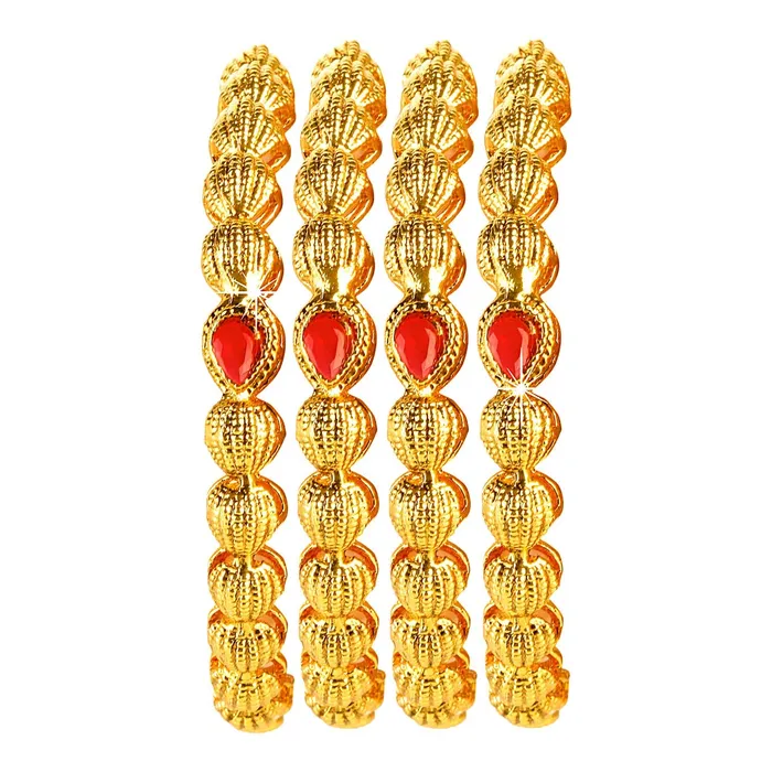 Yellow Chimes Elegant Latest Style Bangles Traditional Bangle Set for Women and Girls Yellow Chimes Earrings