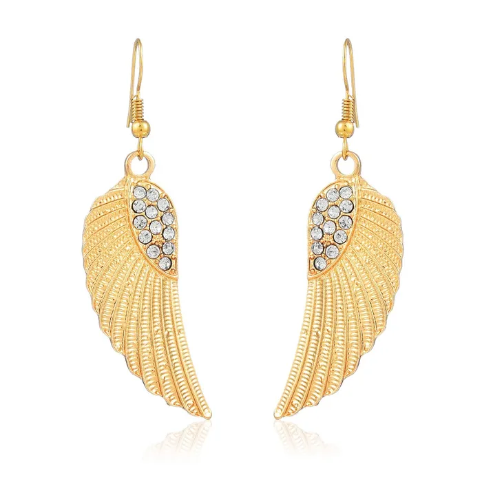 Yellow Chimes Golden Feathers Drop Earring for Women Girls Yellow Chimes Rings Yellow Chimes Golden Feathers Drop Earring for Women Girls Yellow Chimes Rings