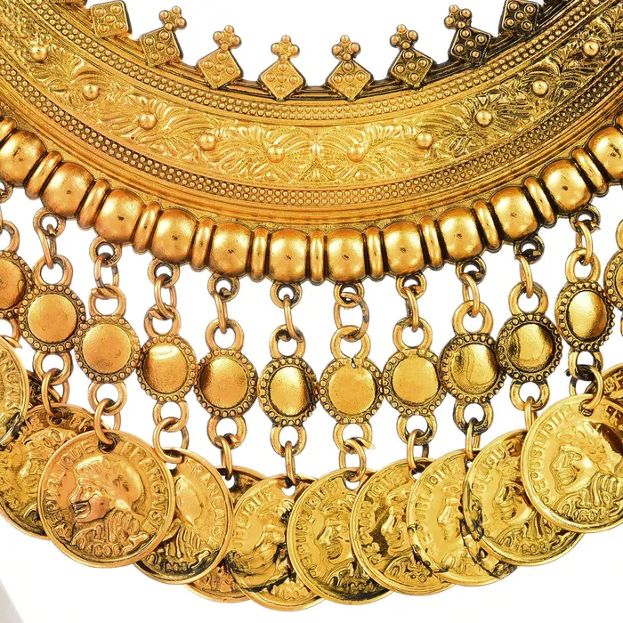 Yellow Chimes Indian Fusion Gold Necklace for Women And Girls Yellow Chimes Necklaces
