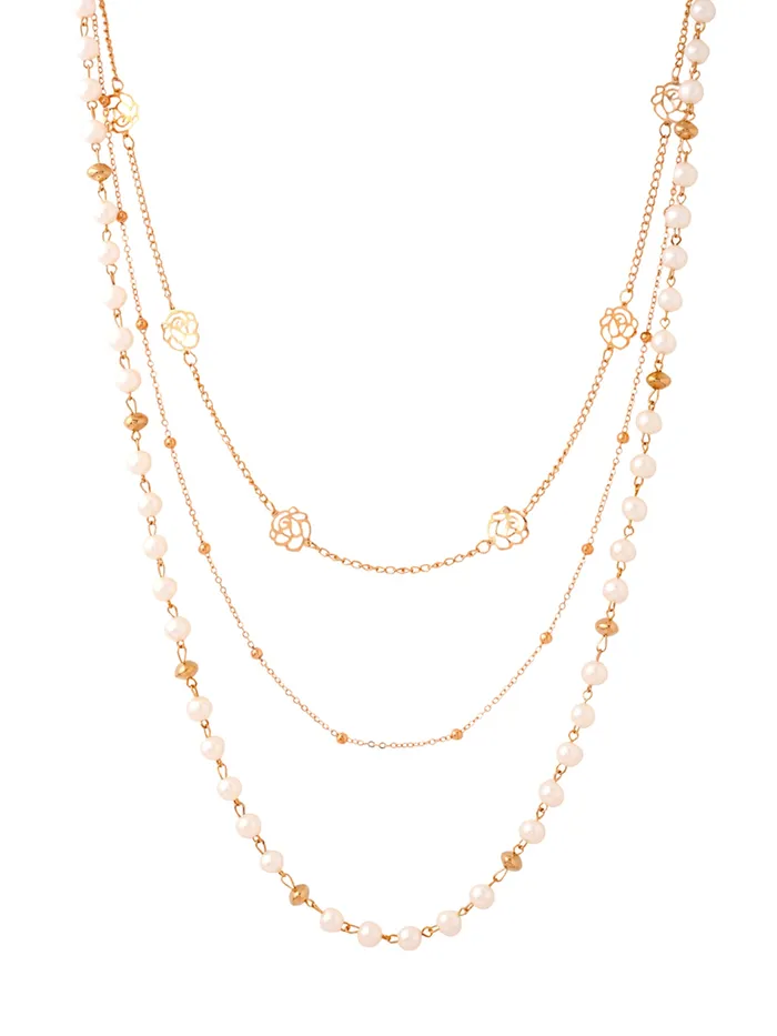 Yellow Chimes Long Chain Necklace for Women Pearl Necklace for Girls Multilayer GoldPlated Floral Chain Necklace for Women and Girls Yellow Chimes Earrings Yellow Chimes Long Chain Necklace for Women Pearl Necklace for Girls Multilayer GoldPlated Floral Chain Necklace for Women and Girls Yellow Chimes Earrings
