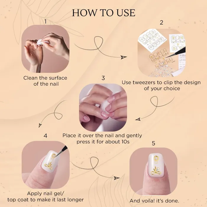 Yellow Chimes Nail Stickers for Womens and Girls Multicolor Self Adhesive Manicure Decoration Nail Stickers for Womens and Girls Yellow Chimes Bracelets