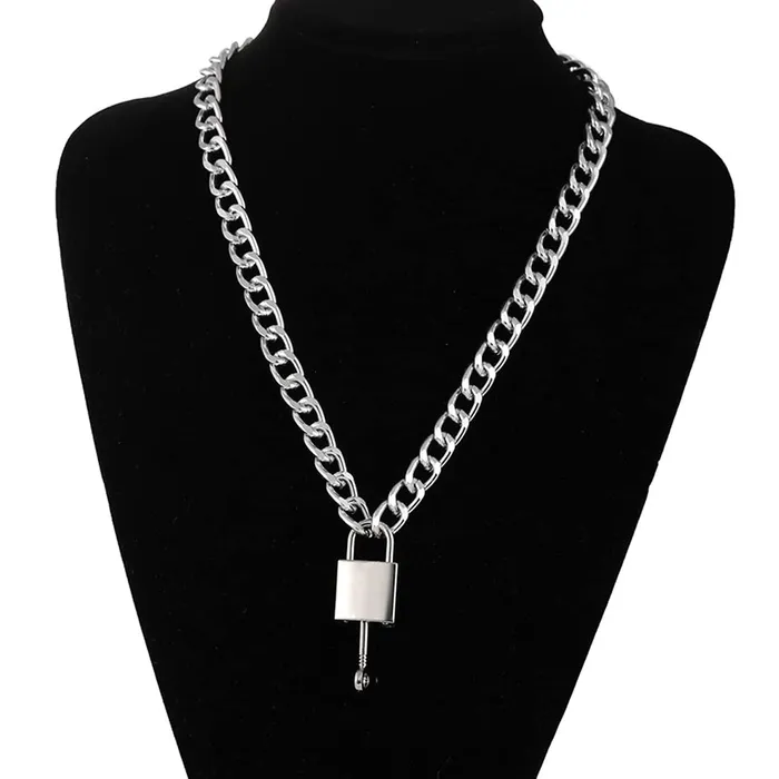 Yellow Chimes Necklace for Women and Girls Chain Necklace for Women Silver Lock Key Shaped Link Chain Necklace for Girls Birthday Gift for girls and women Anniversary Gift for Wife Yellow Chimes Necklaces