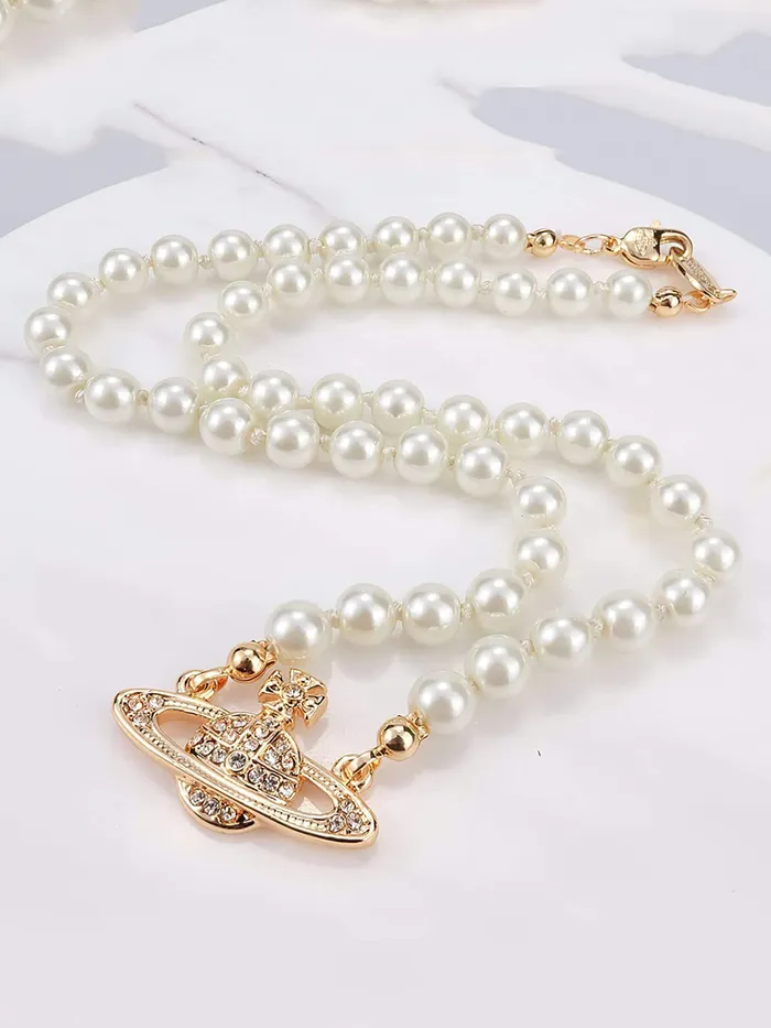 Yellow Chimes Necklace for Women and Girls Fashion White Pearl Necklace for Women Western Multi Layer Pearl Choker Necklace for Girls Birthday Gifts For Women Valentine Gift for Girls Yellow Chimes Rings