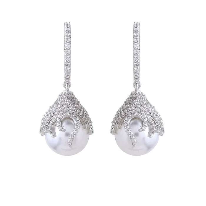 Yellow Chimes Necklaces Yellow Chimes Earrings for Women and Girls American Diamond Drop Silver Tone White AD Stone Pearl Drop Earrings Birthday Gift for girls and women Anniversary Gift for Wife Yellow Chimes Necklaces Yellow Chimes Earrings for Women and Girls American Diamond Drop Silver Tone White AD Stone Pearl Drop Earrings Birthday Gift for girls and women Anniversary Gift for Wife