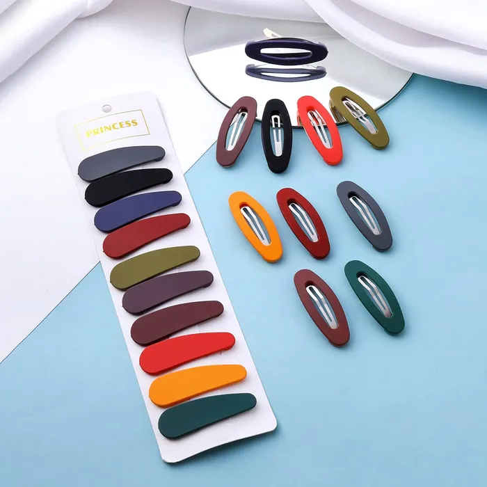 Yellow Chimes Necklaces Yellow Chimes Hair Clips for Women Girls Hair Accessories for Women Multicolor Hair Clip 20 Pcs Snap Hair Clip Geometric Hair Tic Tac Clips for Women Girls Gift For Women Girls