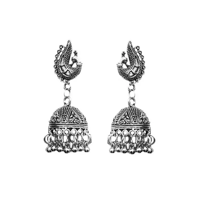 Yellow Chimes Necklaces Yellow Chimes Jewellery Set for Women and Girls Traditional Silver Oxidised Jewellery Set Red Necklace Set for Women Durga Oxidized Necklace Set Birthday Gift For Girls and Women