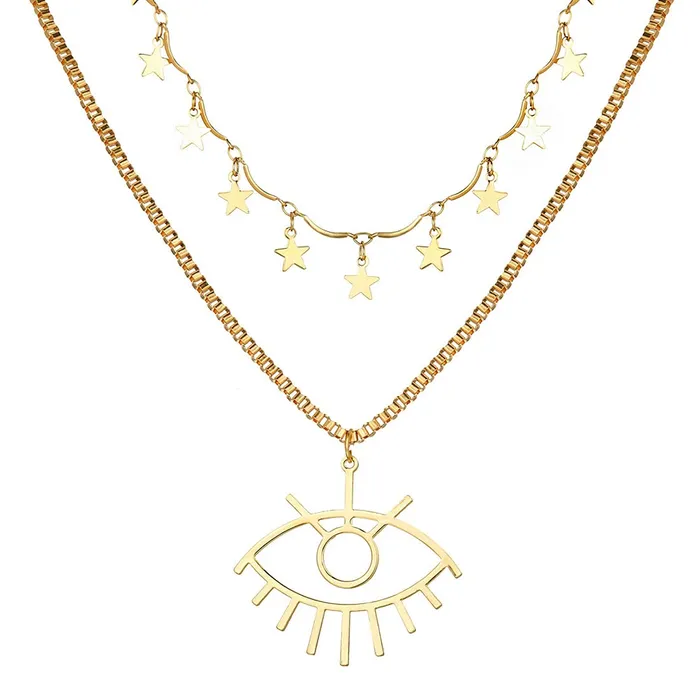 Yellow Chimes Necklaces Yellow Chimes Layered Necklace for Women Multilayered Gold Plated Chain Choker Necklace for Women and Girls Yellow Chimes Necklaces Yellow Chimes Layered Necklace for Women Multilayered Gold Plated Chain Choker Necklace for Women and Girls