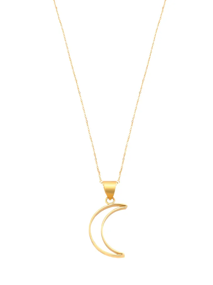 Yellow Chimes Necklaces Yellow Chimes Pendant Necklace For Women Fashion Golden Charm Pendant Gold Plated Moon Shaped Long Chain Necklace For Girls Heritage Hues Birthday Gift for Girls Anniversary Gift for Wife Yellow Chimes Necklaces Yellow Chimes Pendant Necklace For Women Fashion Golden Charm Pendant Gold Plated Moon Shaped Long Chain Necklace For Girls Heritage Hues Birthday Gift for Girls Anniversary Gift for Wife