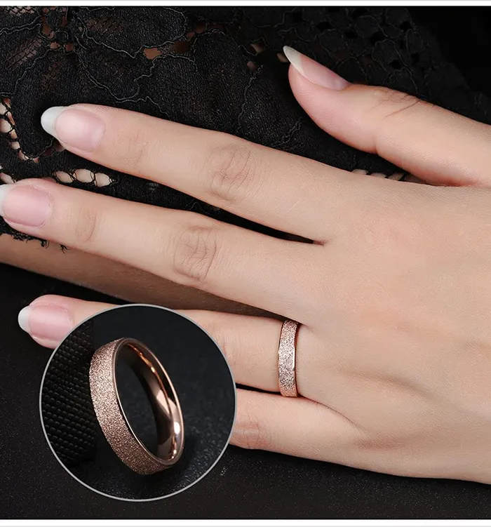 Yellow Chimes Necklaces Yellow Chimes Rings for Women Rose gold plated Silky and Smooth Finished Stainless Steel Band Designed Statement Steel Collection Ring for Women and Girls