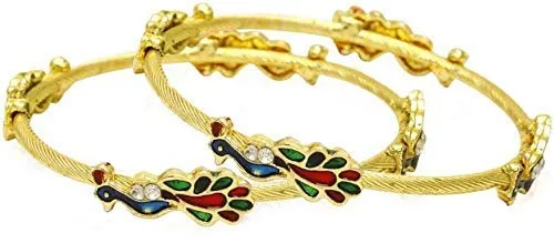 Yellow Chimes of 2 PCS Exclusive Latest Meenakari Crafted Traditional Bangles for Women and Girls 26 Yellow Chimes Bracelets Yellow Chimes of 2 PCS Exclusive Latest Meenakari Crafted Traditional Bangles for Women and Girls 26 Yellow Chimes Bracelets
