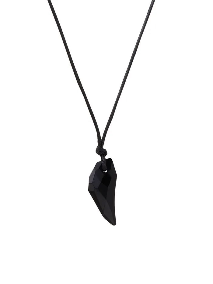 Yellow Chimes Pendant for Men Black Men Pendant Crystal Adjustable Black Leather Rope Pendant for Men and Women Yellow Chimes Earrings Yellow Chimes Pendant for Men Black Men Pendant Crystal Adjustable Black Leather Rope Pendant for Men and Women Yellow Chimes Earrings