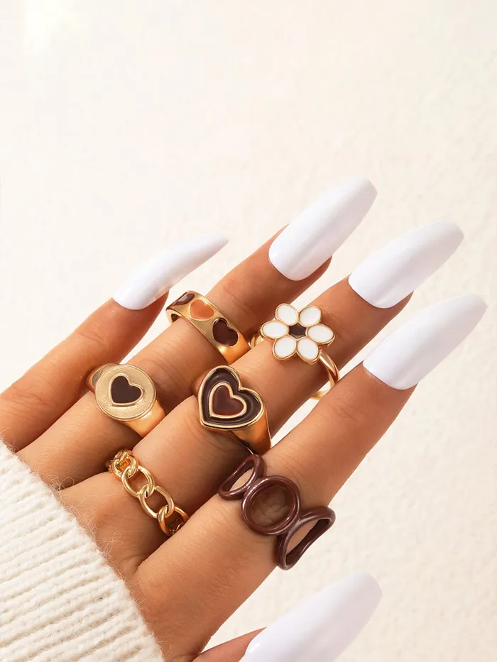 Yellow Chimes Rings for Women Girls Stack Rings for Girls Dual Tone Enamel Multi Designed Stack Ring for Women Birthday Gift For girls women Anniversary Gift for Wife Yellow Chimes Rings Yellow Chimes Rings for Women Girls Stack Rings for Girls Dual Tone Enamel Multi Designed Stack Ring for Women Birthday Gift For girls women Anniversary Gift for Wife Yellow Chimes Rings