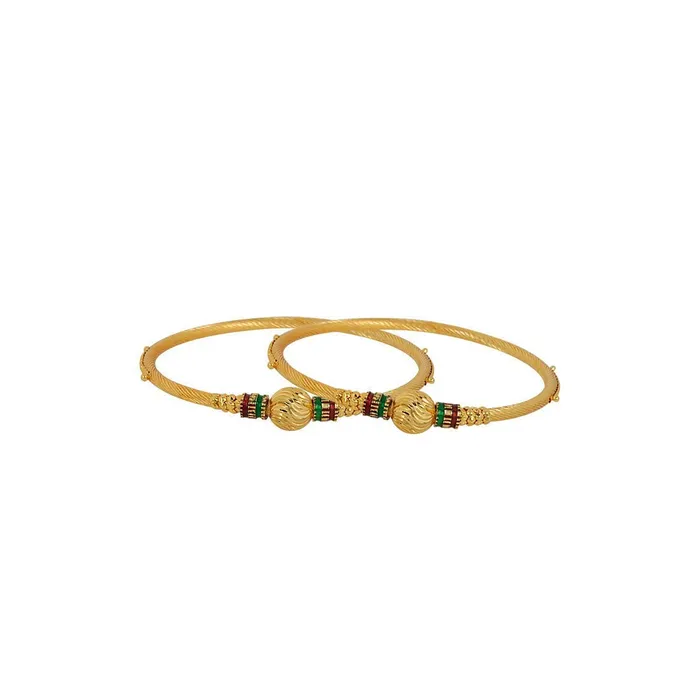 Yellow Chimes Rings Yellow Chimes Of 2 PCS Exclusive Latest Meenakari Touch Traditional Bangles For Women And Girls 24 Yellow Chimes Rings Yellow Chimes Of 2 PCS Exclusive Latest Meenakari Touch Traditional Bangles For Women And Girls 24