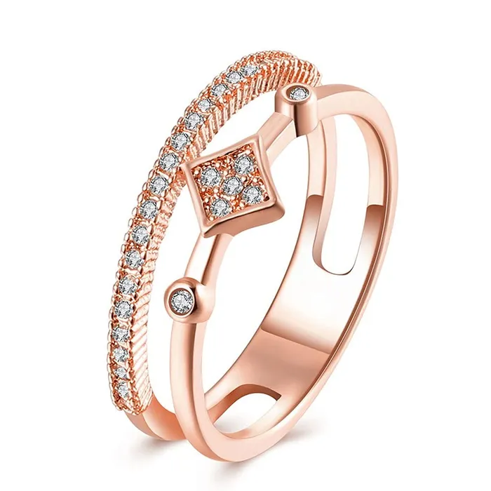 Yellow Chimes Rings Yellow Chimes Rings for Women Rose gold plated White Crystal Stoned Stainless Steel metal Band Designed Ring for women and girlsSize 6 Yellow Chimes Rings Yellow Chimes Rings for Women Rose gold plated White Crystal Stoned Stainless Steel metal Band Designed Ring for women and girlsSize 6
