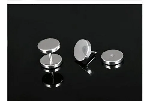 Yellow Chimes Stainless Steel and Stud Earrings for Men Silver Yellow Chimes Rings