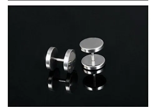 Yellow Chimes Stainless Steel and Stud Earrings for Men Silver Yellow Chimes Rings