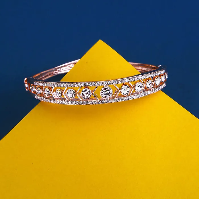 Yellow Chimes Yellow Chimes Bracelet for Women and Girls Fashion White Swiss Zircon Crystal Bracelets for Women and Girls Accessories Jewellery for Women Birthday Gift for Girls and Women for Wife Necklaces