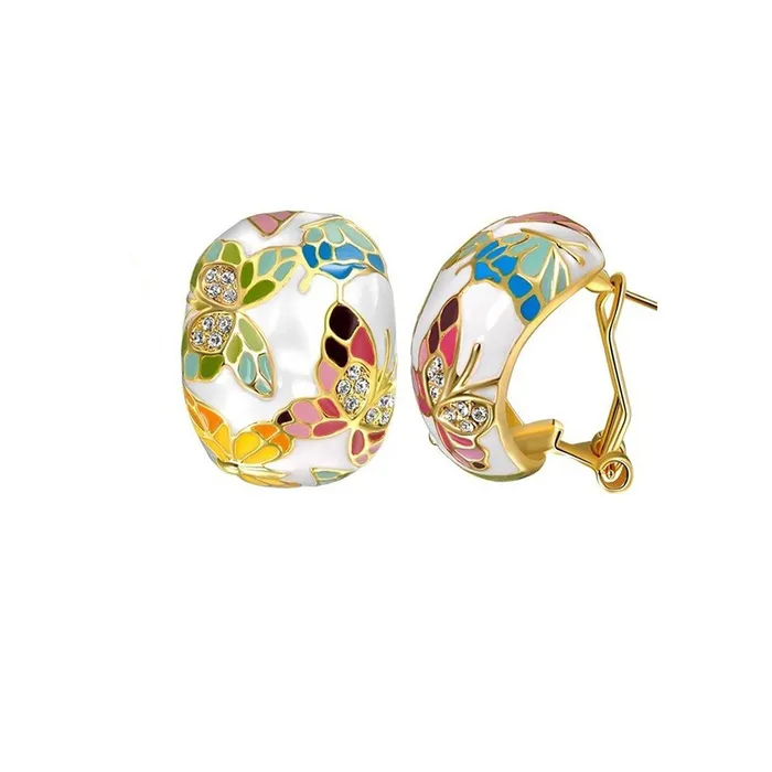 Yellow Chimes YELLOW CHIMES Queen of Versailles Enamel Austrian Crystal Earrings for Women and Girls Earrings Bracelets Yellow Chimes YELLOW CHIMES Queen of Versailles Enamel Austrian Crystal Earrings for Women and Girls Earrings Bracelets