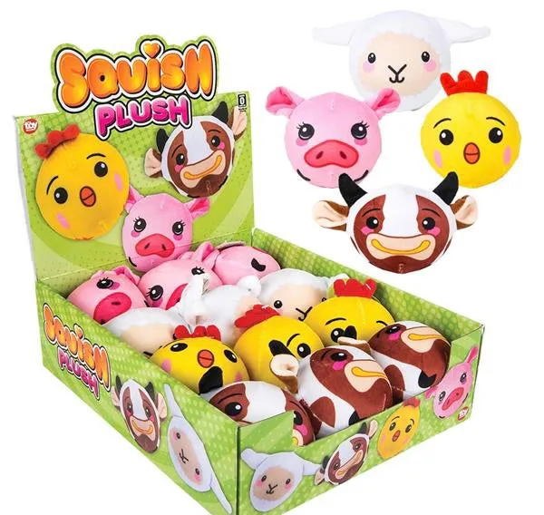 Zibbers Earrings Squish Farm Plush 4