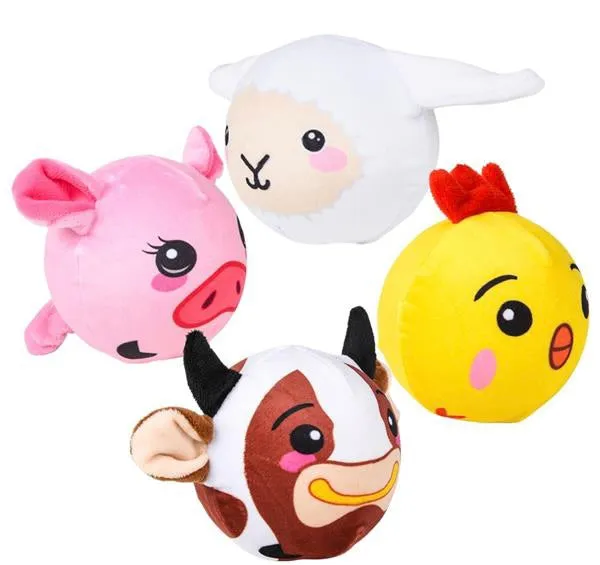 Zibbers Earrings Squish Farm Plush 4